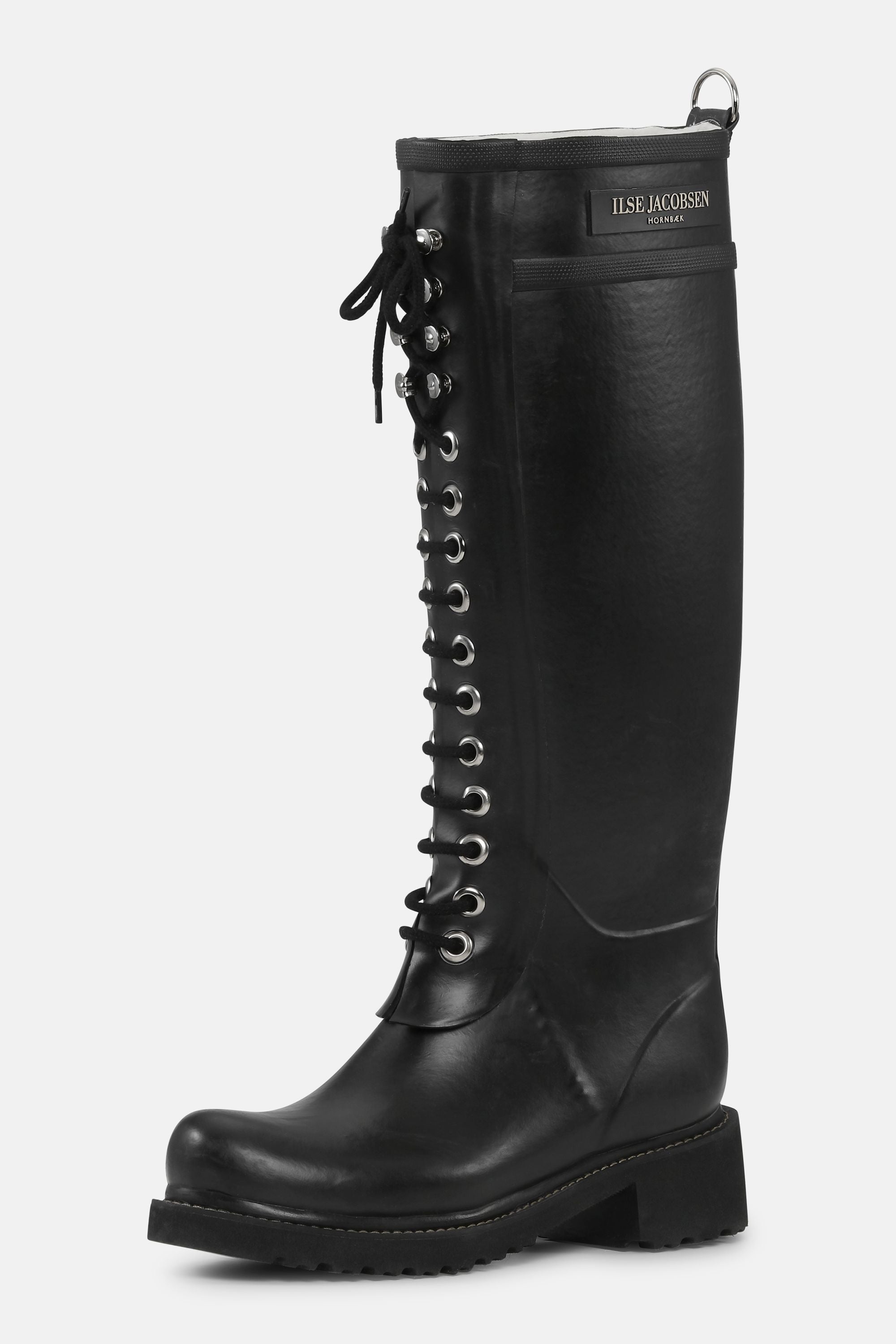 Long Rubber Boots - Black Black